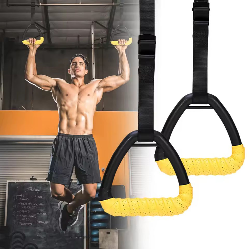 Suspension Trainer Trx - Anneaux d'entraînement réglables avec suspension, sangles