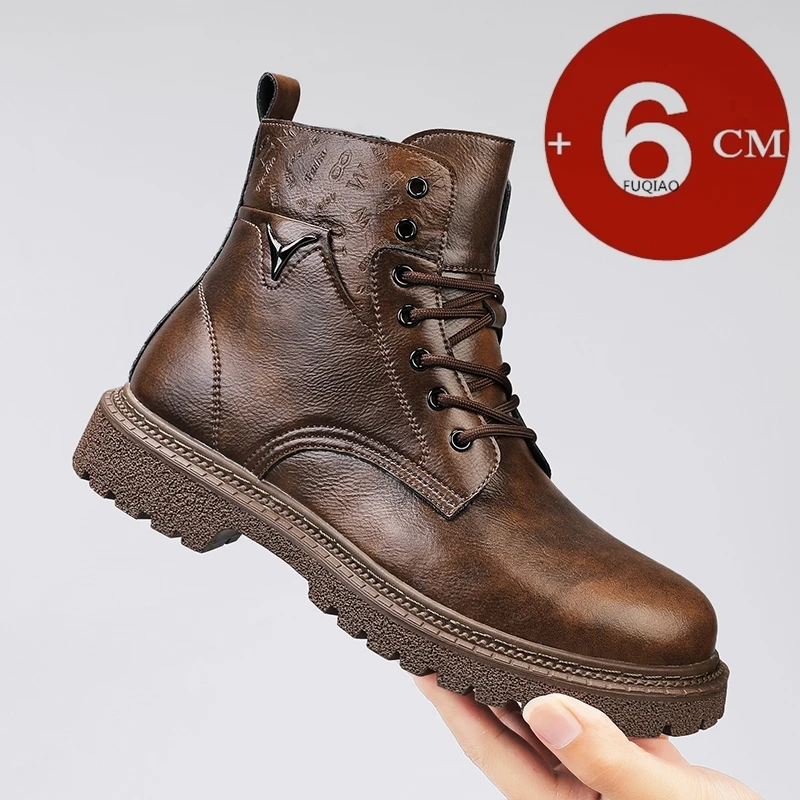 Ankle Weights - Bottines invisibles en cuir pour hommes,