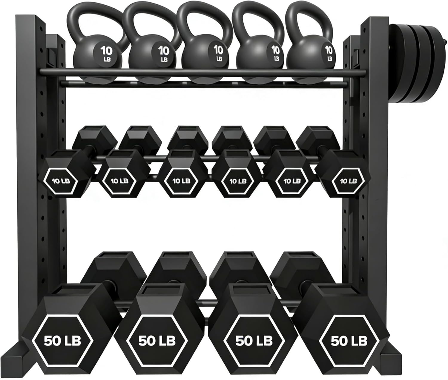 Adjustable Dumbbells - Utilisation à domicile, matériau en acier,