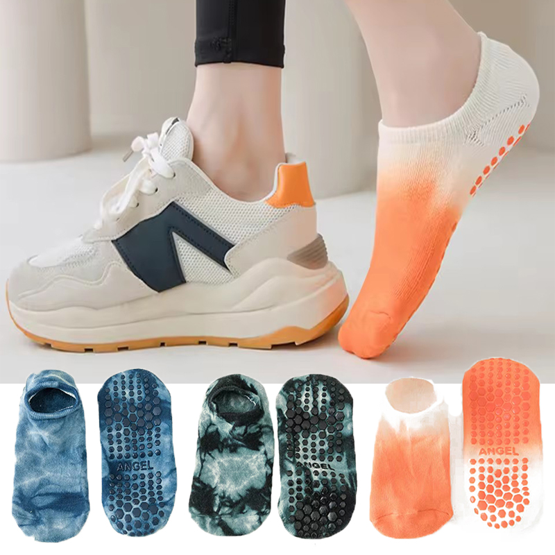 Yoga Daily Fitness - Chaussettes de Yoga antidérapantes colorées pour