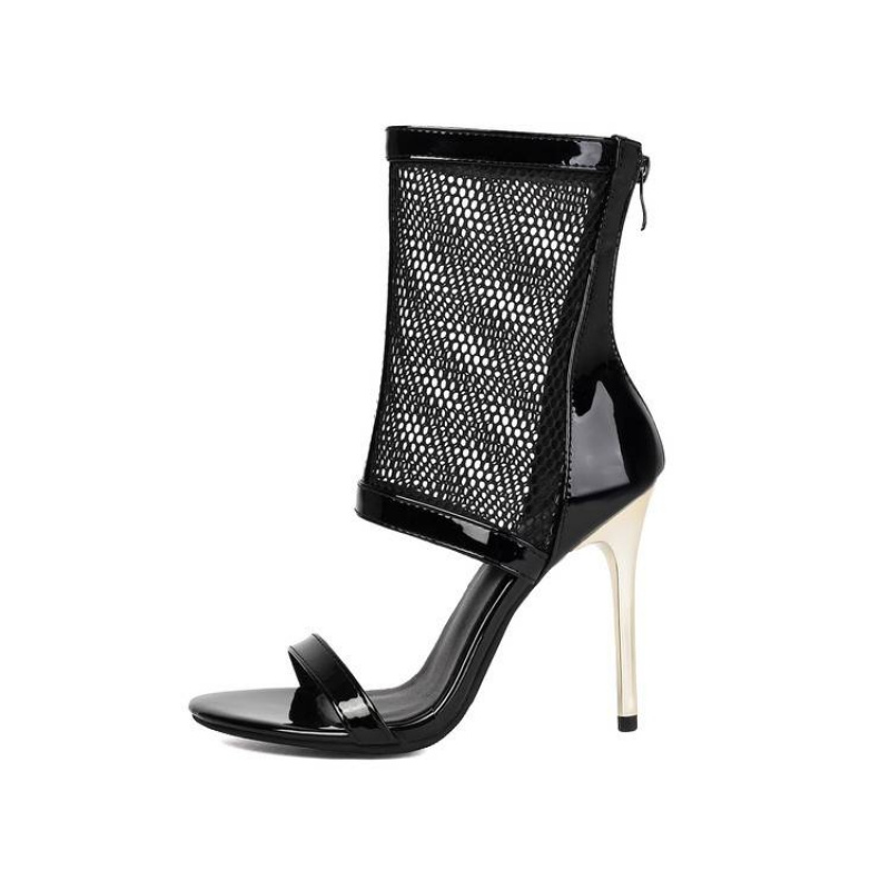 Ankle Weights - Talon fin, fermeture éclair, bout carré,