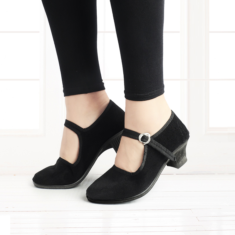 Chaussures en flanelle noire p - Yoga Fitness Teacher avis et prix