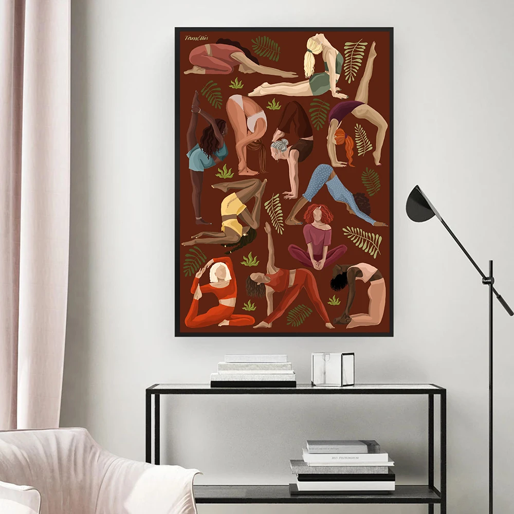 Affiche de mouvements de Yoga  - Yoga Fitness Images avis et prix