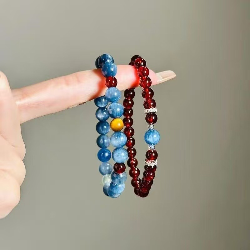 Bracelet de perles en grenat e - Yoga Fitness Tracker avis et prix
