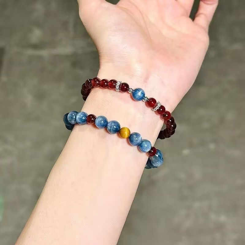 Bracelet de perles en grenat e - Yoga Fitness Tracker avis et prix