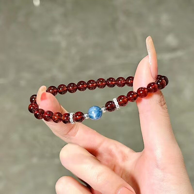 Bracelet de perles en grenat e - Yoga Fitness Tracker avis et prix