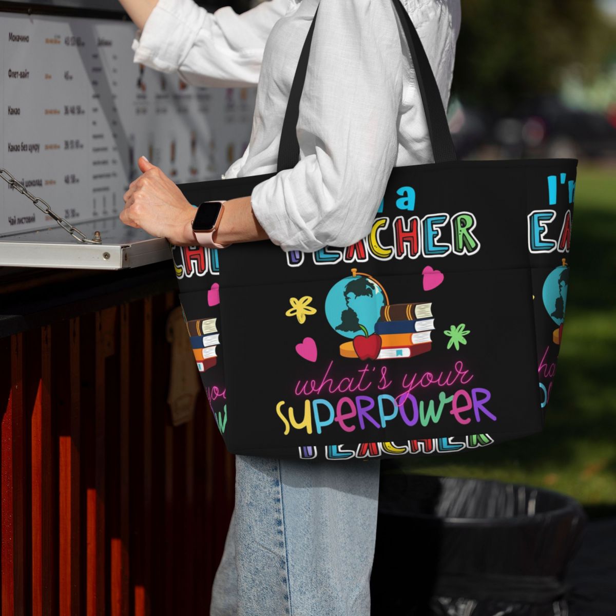 Sac fourre-tout de plage « I'm - Yoga Fitness Teacher avis et prix