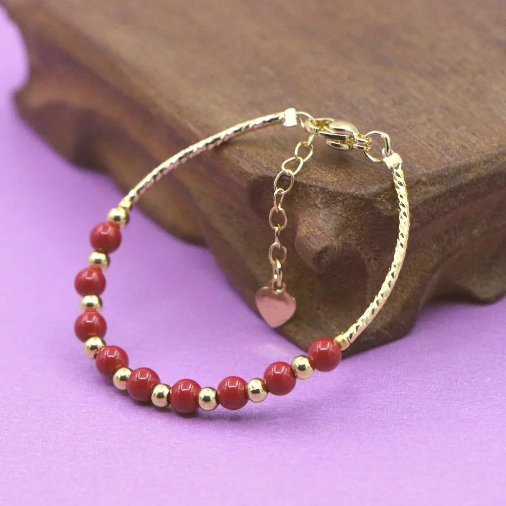 Bracelet à breloques rouge pou - Yoga Fitness Tracker avis et prix