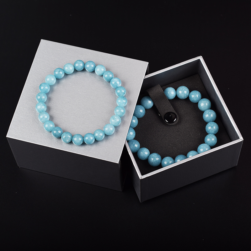 Bracelet aigue-marine naturell - Yoga Fitness Tracker avis et prix