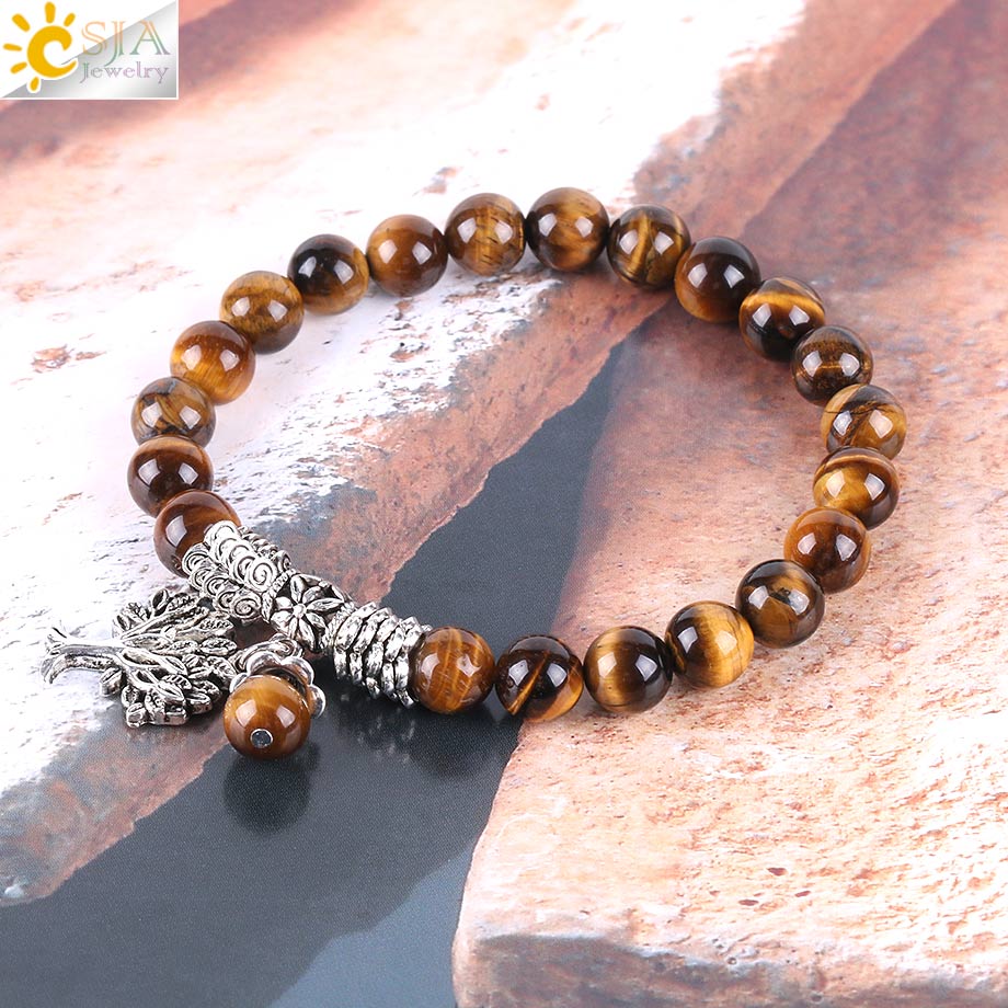 CSJA Bracelet avec arbre de vi - Yoga Fitness Tracker avis et prix