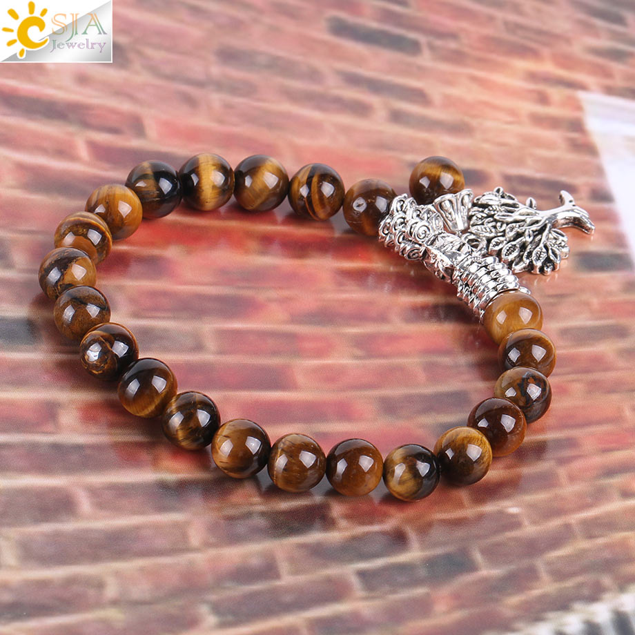 CSJA Bracelet avec arbre de vi - Yoga Fitness Tracker avis et prix