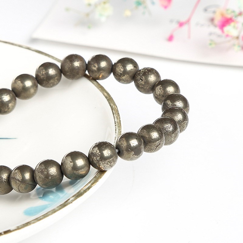 Bracelets perlés en pyrite nat - Yoga Fitness Tracker avis et prix