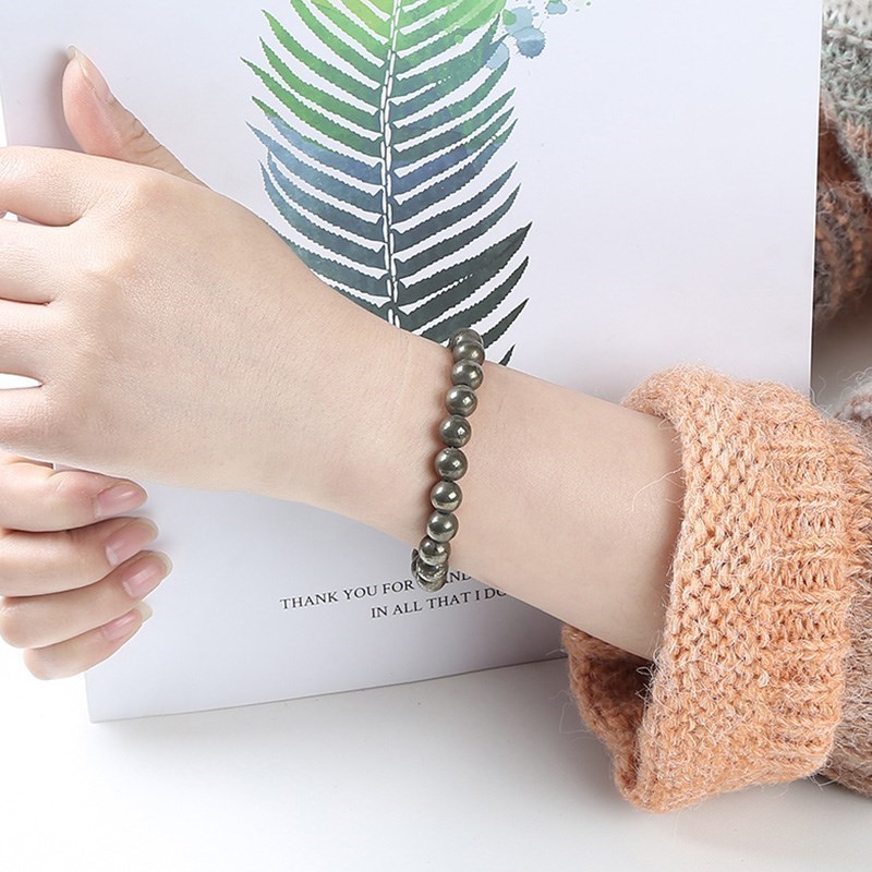 Bracelets perlés en pyrite nat - Yoga Fitness Tracker avis et prix
